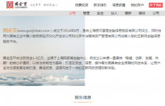 网dai平国金宝65亿撮合融资乱象:有公司与实控人关联