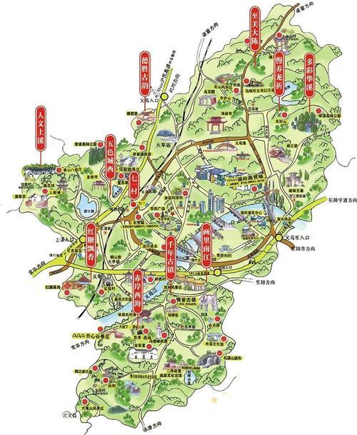 义乌旅游景点大全