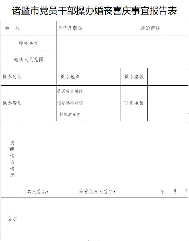 「关注」全市党员干部注意，办酒需报备！新发生人情500以内