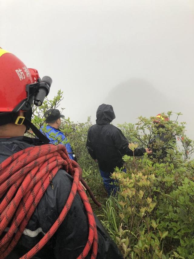 14名游客因暴雨被困深山,消防彻夜营救