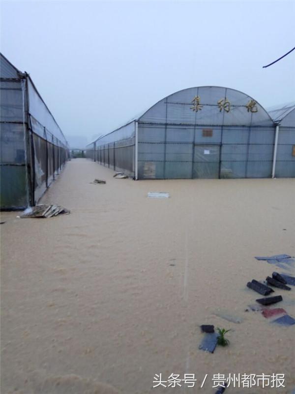 贵定巩固、沿山出现特大暴雨，最大雨量达230毫米