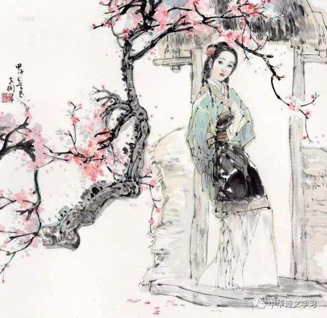 女为悦己者容之三桃花妆（原创）