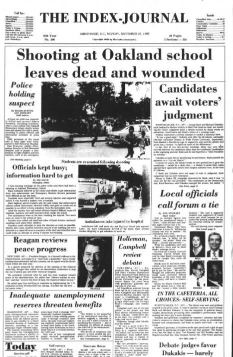 失去医保的神经病患者断药后疯狂屠戮，1988美国奥克兰小学枪击案