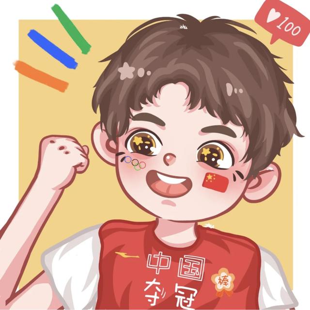 奥运健儿头像（一），速来存图