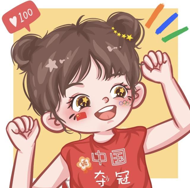 奥运健儿头像（一），速来存图