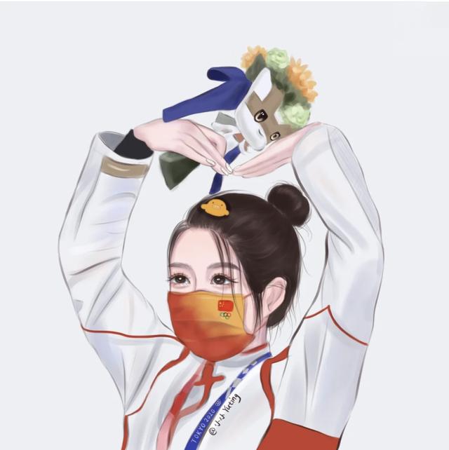 奥运健儿头像（一），速来存图