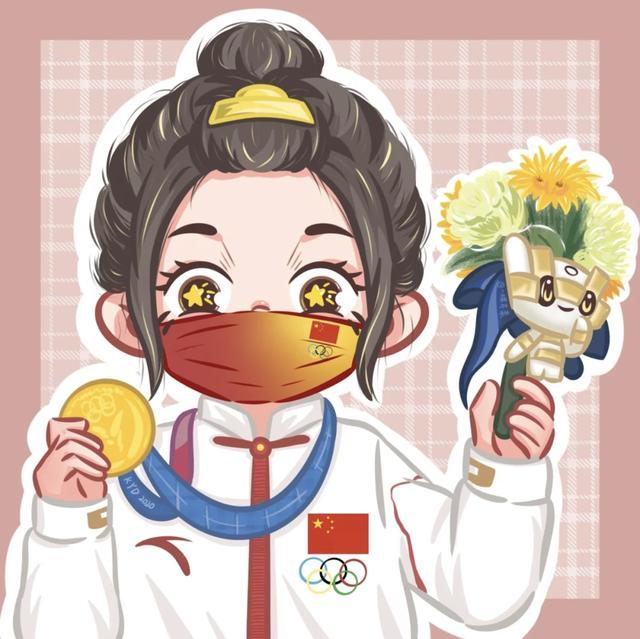 奥运健儿头像（一），速来存图