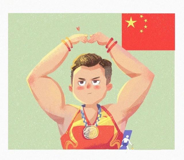 奥运健儿头像（一），速来存图