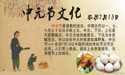中元节知识大盘点:来历、习俗、禁忌