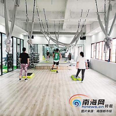 海口一小区健身馆播放大功率音响引投诉 有关部门已受理