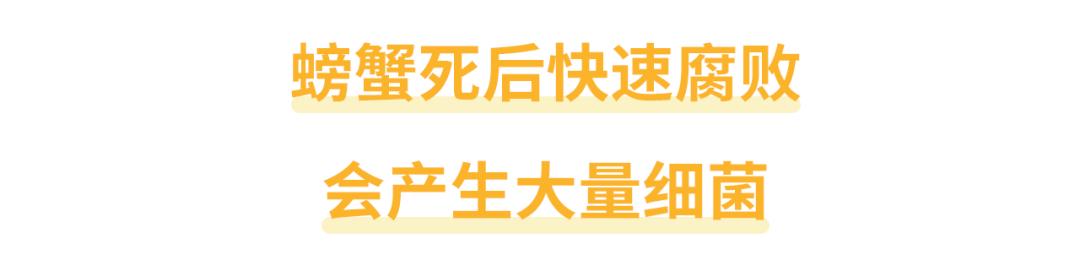 螃蟹死了还能吃吗?“死海鲜”对身体有没有害?