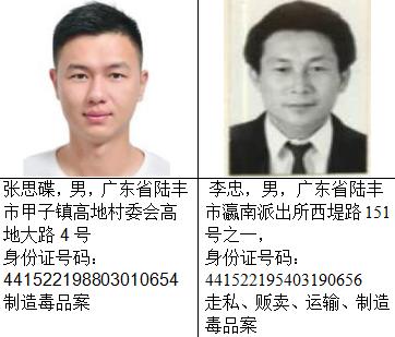 这两人,警方悬赏百万通缉