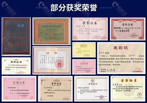 王志军教授面部除皱术部分获奖荣誉